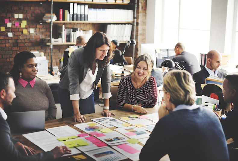 Team working together