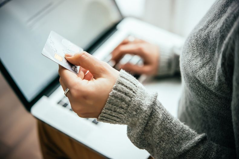 Paying with card